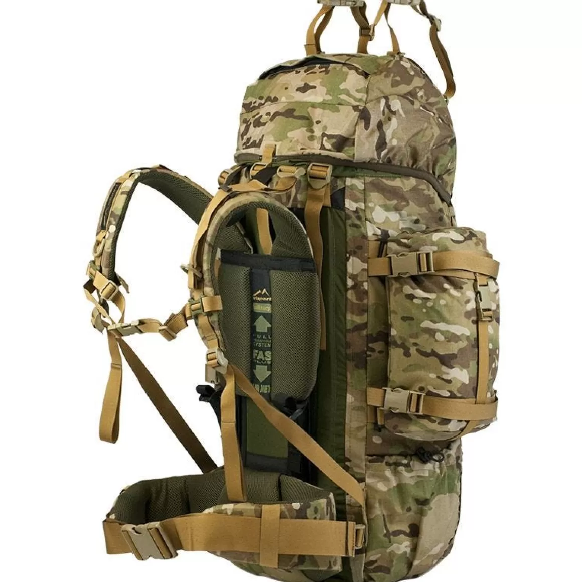 Wisport Bergens & Patrol Packs> Reindeer 75L Rucksack Multicam