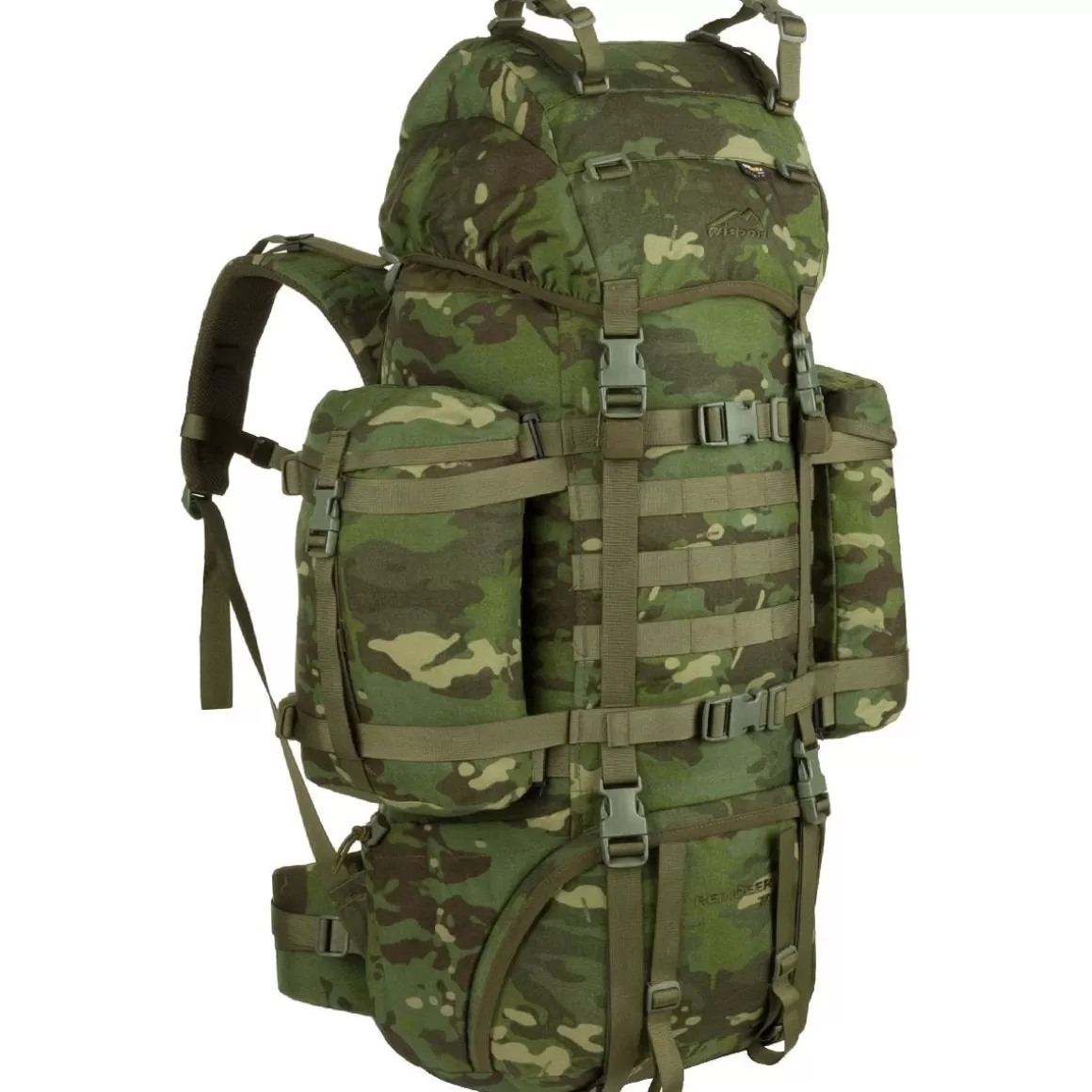 Wisport Bergens & Patrol Packs> Reindeer 75L Rucksack Multicam Tropic