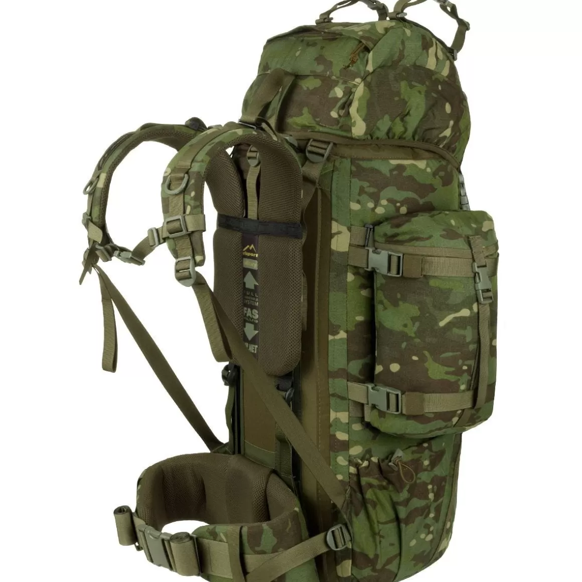 Wisport Bergens & Patrol Packs> Reindeer 75L Rucksack Multicam Tropic