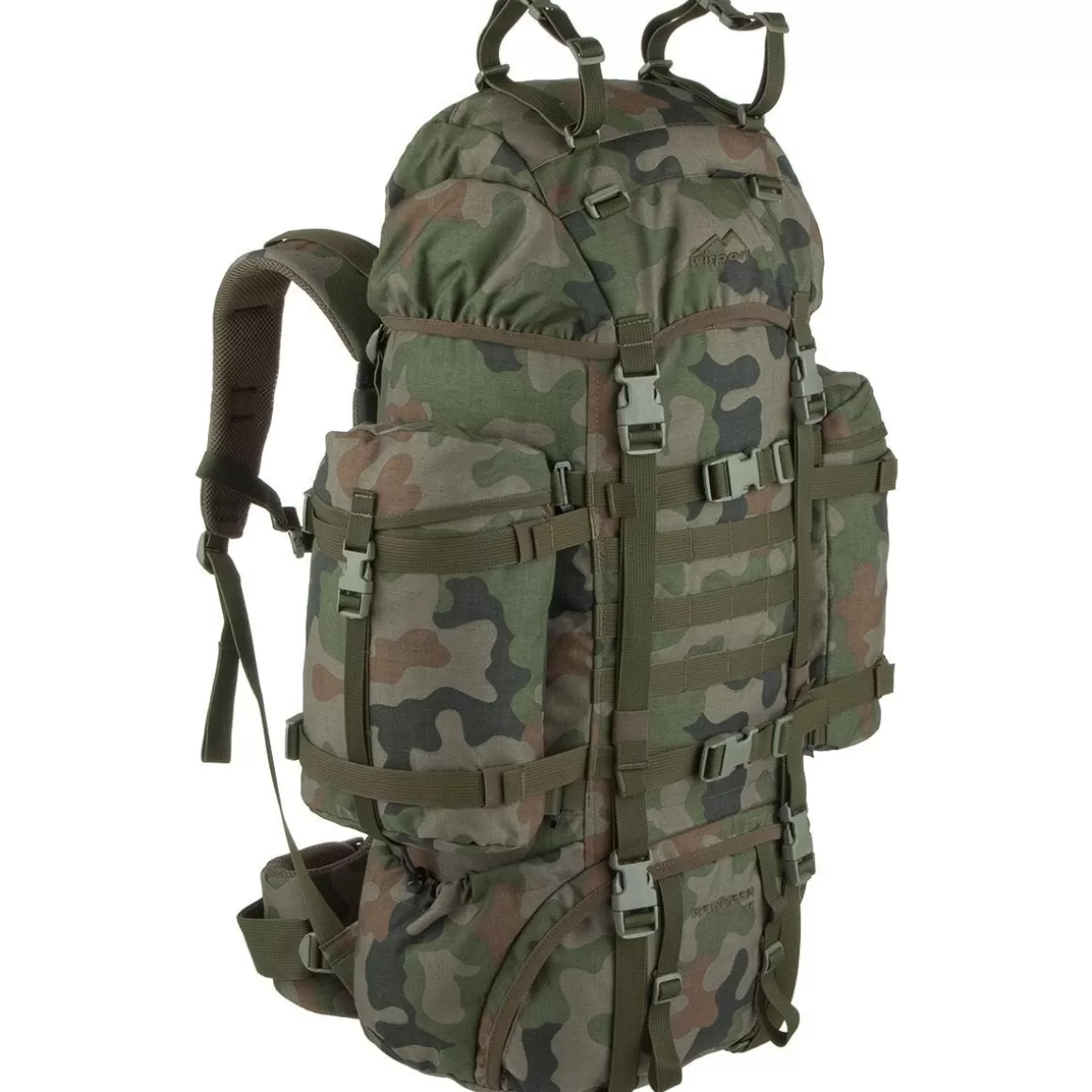 Wisport Bergens & Patrol Packs> Reindeer 75L Rucksack Polish Woodland