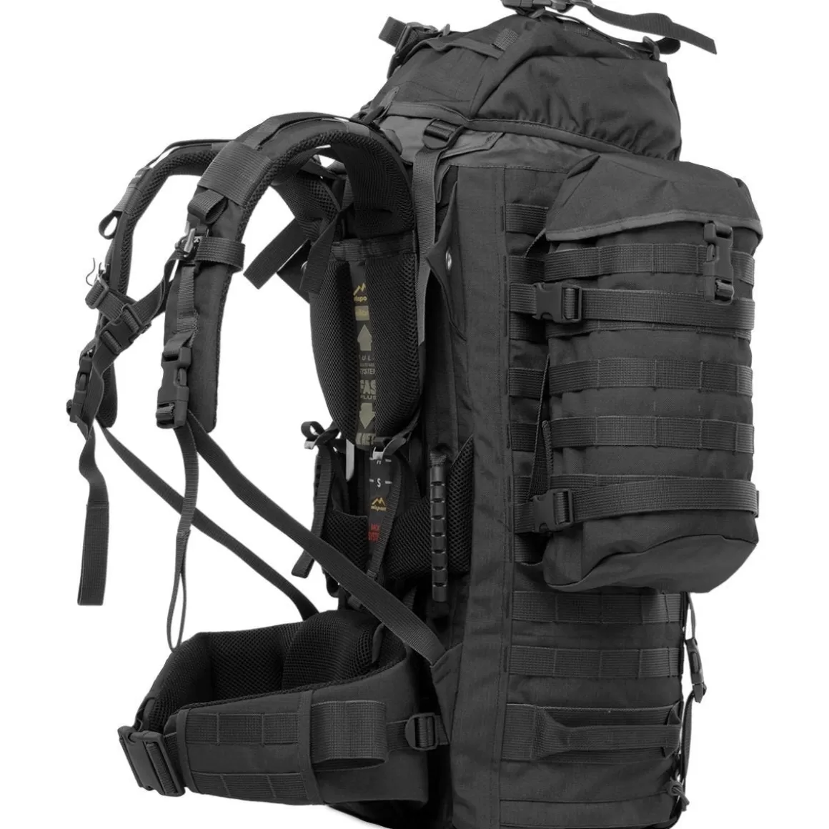 Wisport Hydration Packs> Wildcat 65L Rucksack Black