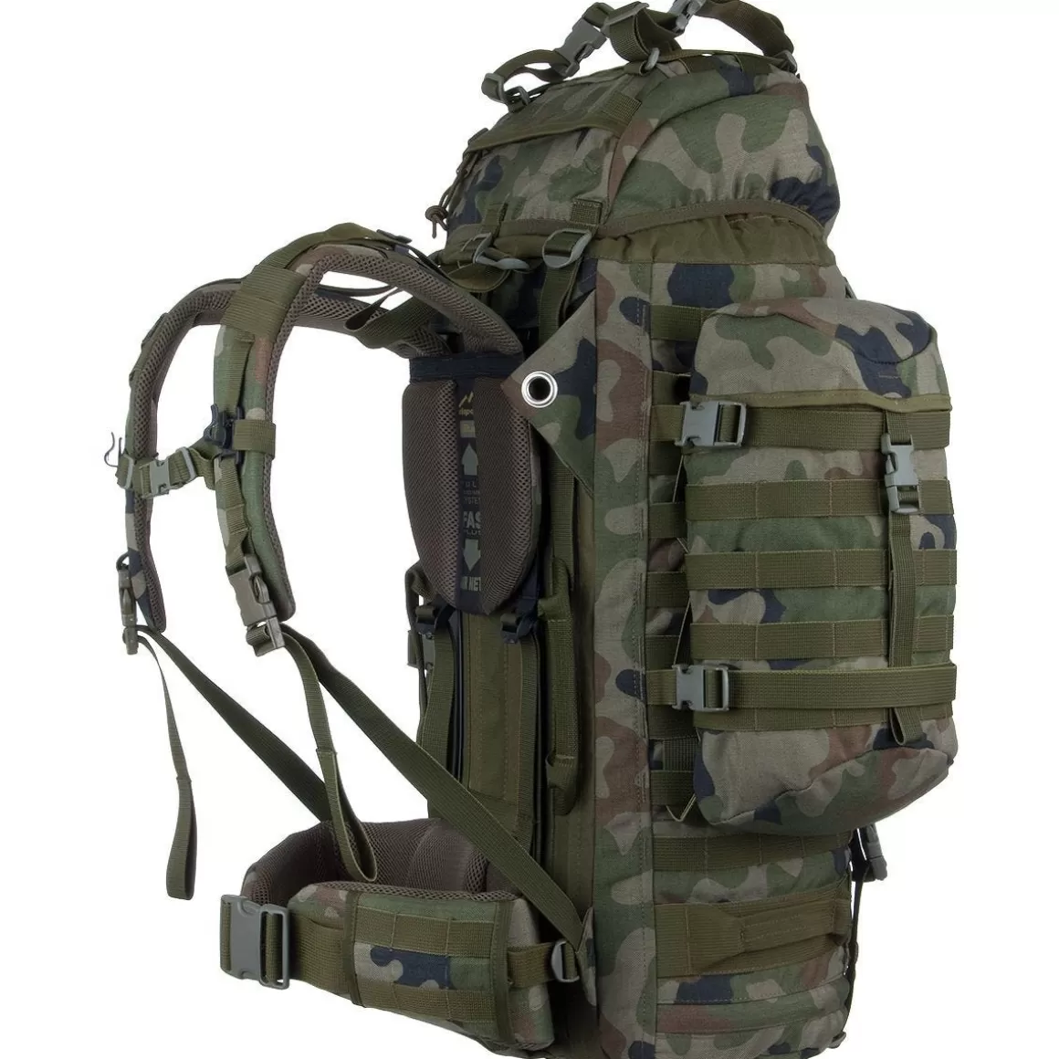 Wisport Hydration Packs> Wildcat 65L Rucksack Pl Woodland