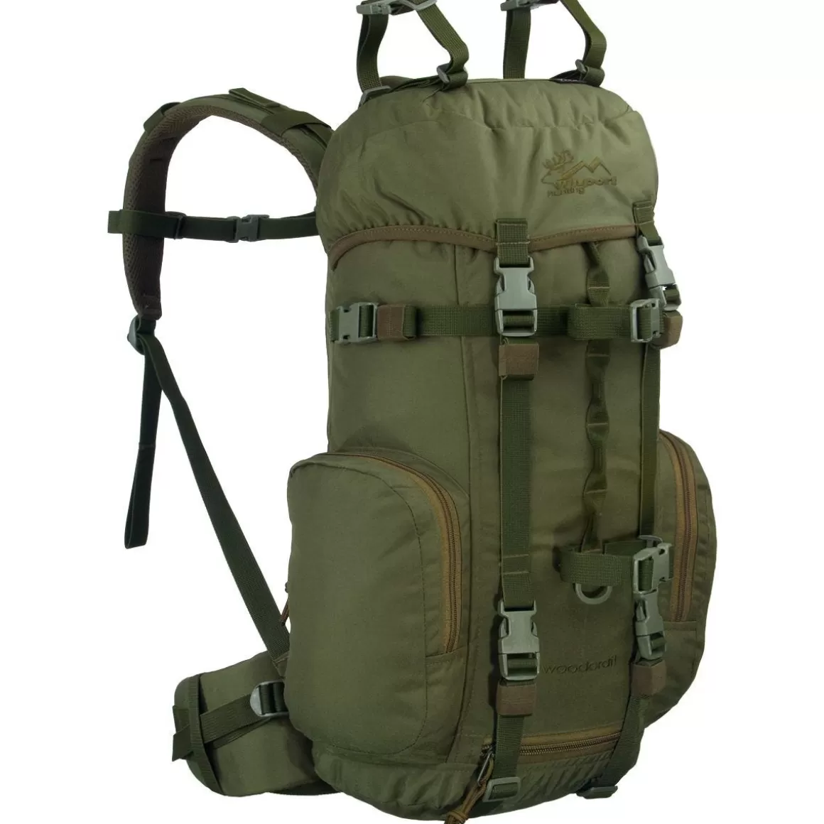 Wisport Bags & Cases> Woodcraft Rucksack Olive Green