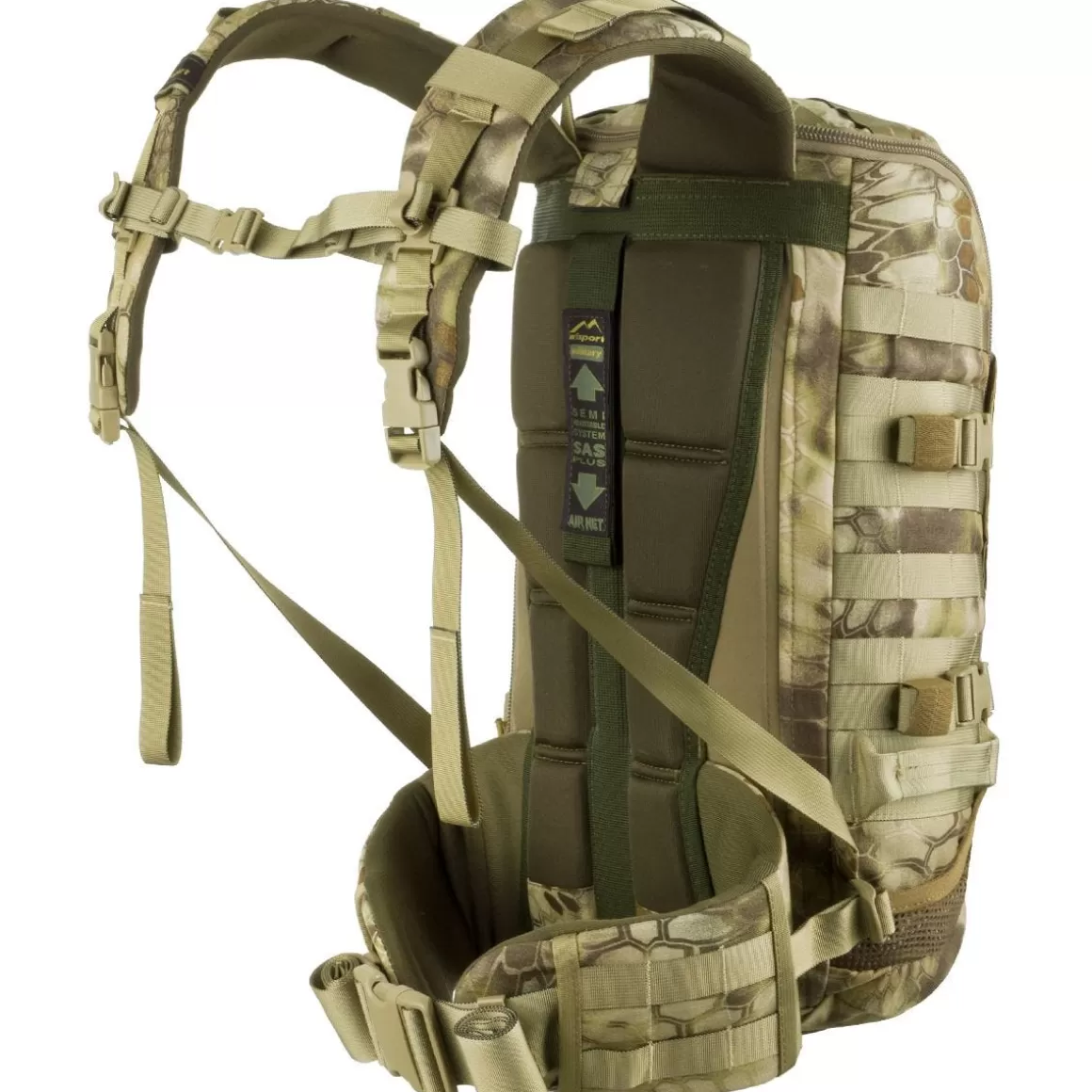 Wisport Hydration Packs> Zipperfox 25L Rucksack Kryptek Highlander