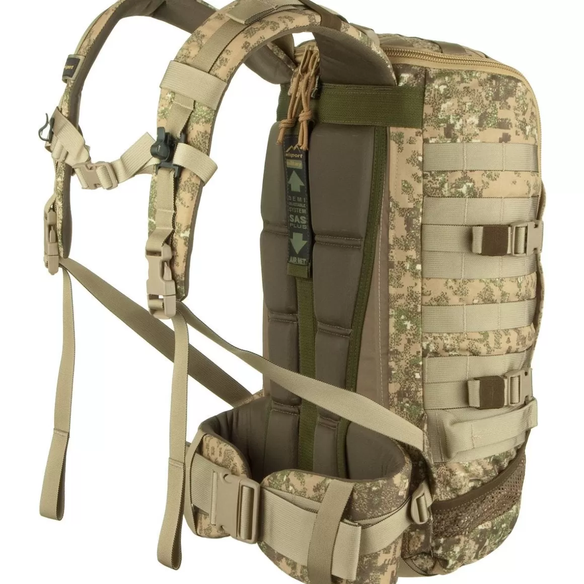 Wisport Hydration Packs> Zipperfox 25L Rucksack Pencott Badlands