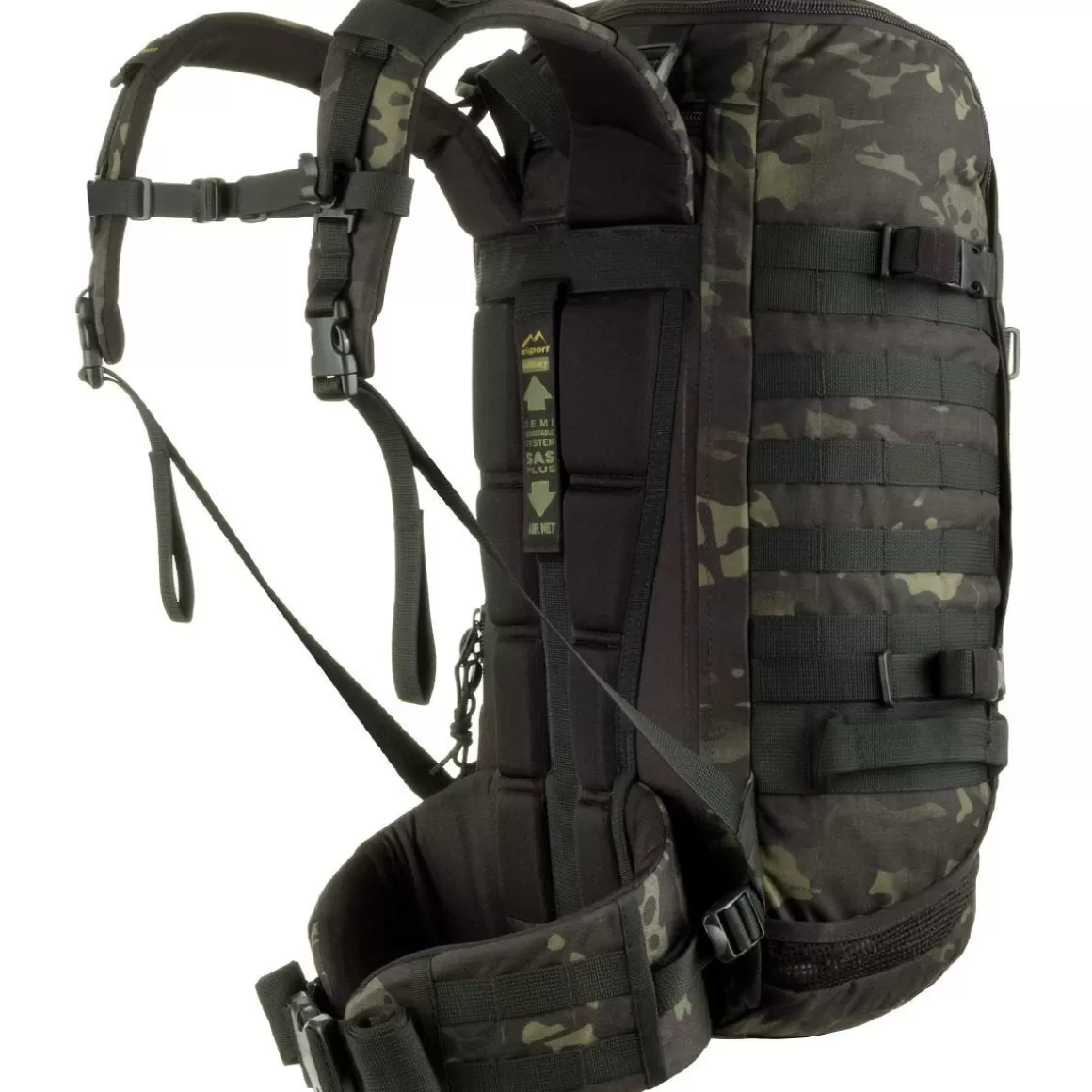 Wisport Hydration Packs> Zipperfox 40L Rucksack Multicam Black