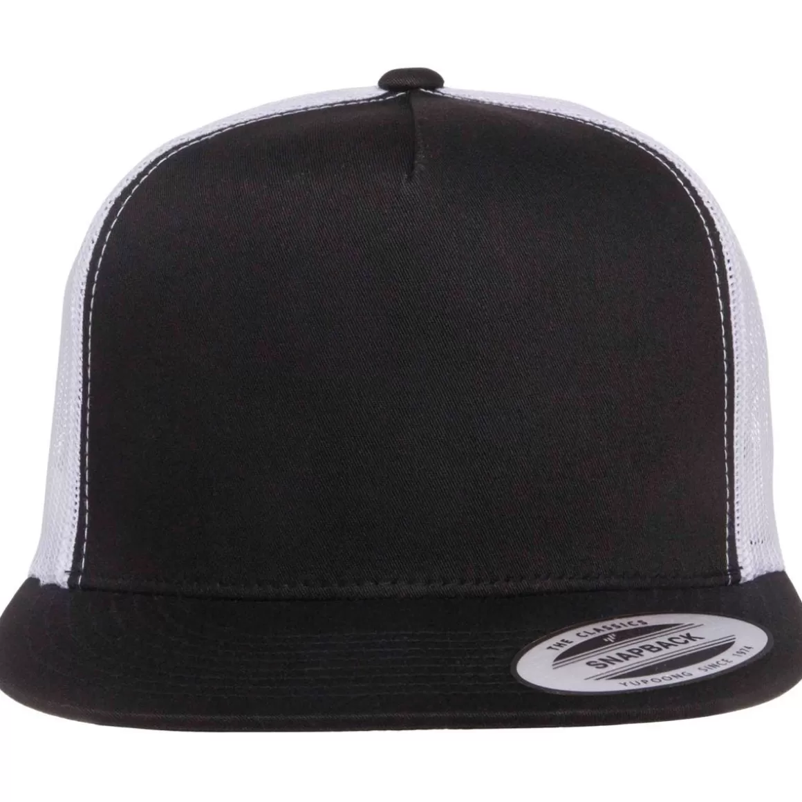 Wisport Headwear>Yp Classics Trucker 2-Tone Cap Black/White