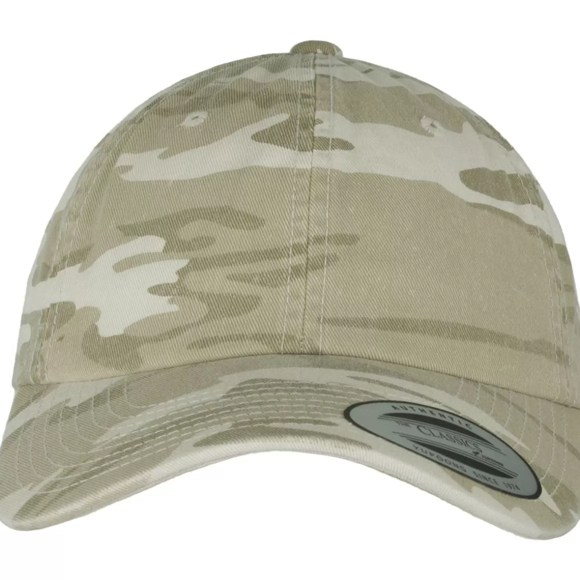 Highlander Headwear>Yp Low Profile Camo Washed Cap Sandstorm