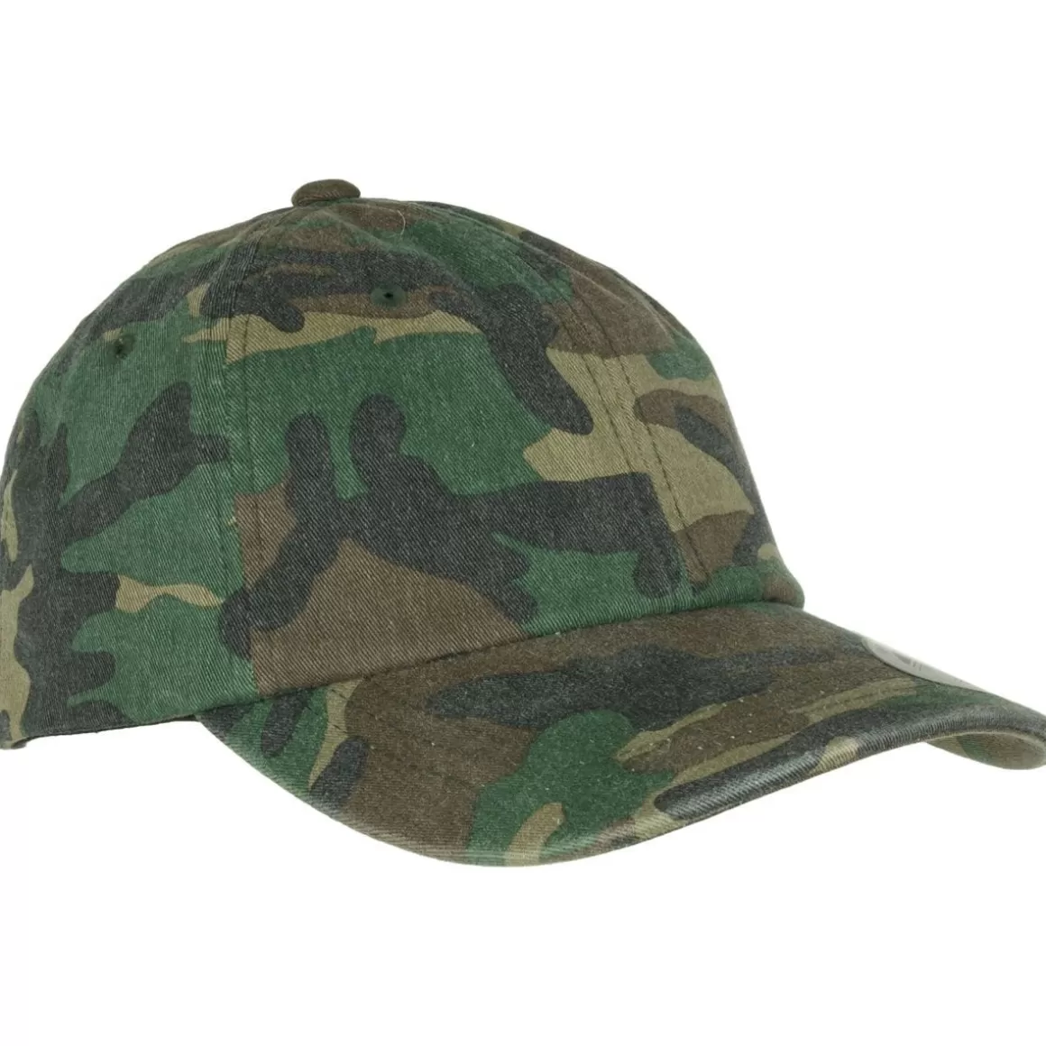 Highlander Forces Headwear>Yp Low Profile Camo Washed Cap Woodland