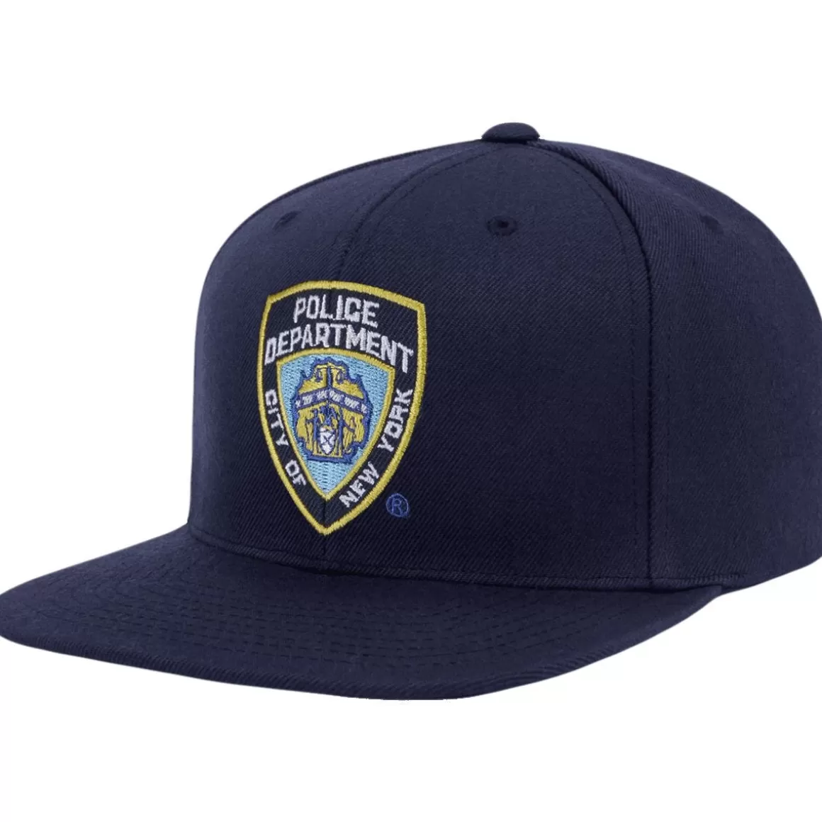 Wisport Headwear>Yp Nypd Emblem Snapback Cap Navy