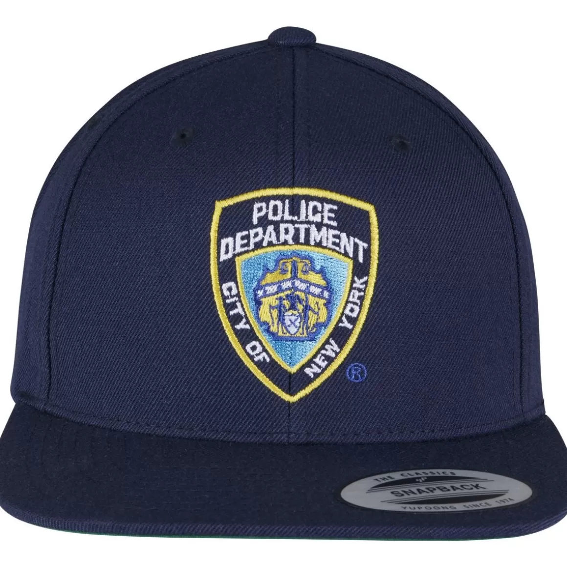 Wisport Headwear>Yp Nypd Emblem Snapback Cap Navy