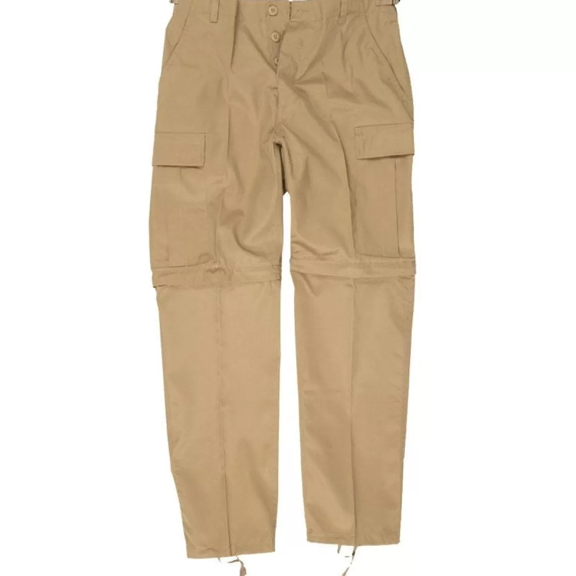 Mil-Tec Trousers>Zip-Off Combat Trousers Khaki