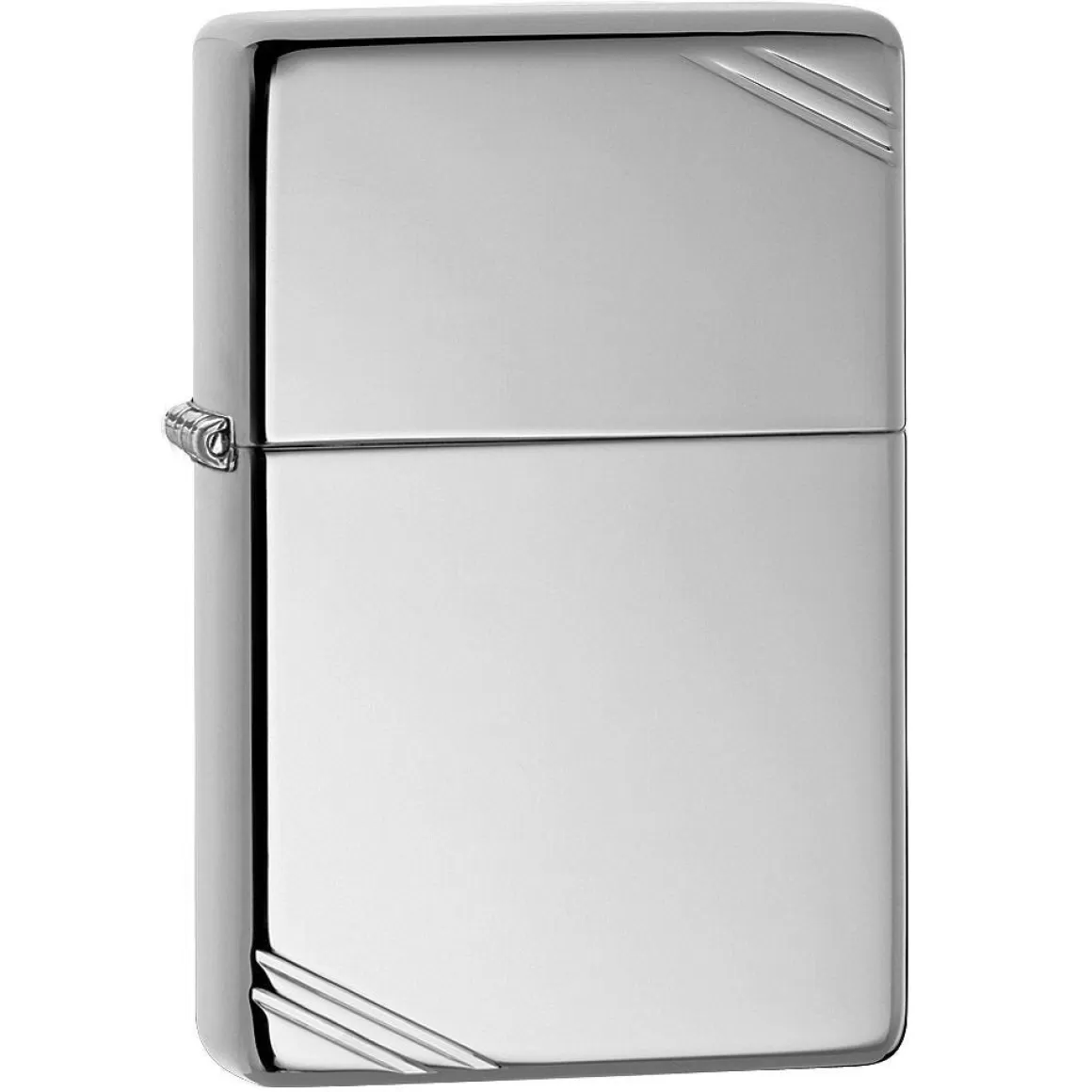 Zippo Fire Starters & Lighters> High Polish Vintage Chrome Lighter