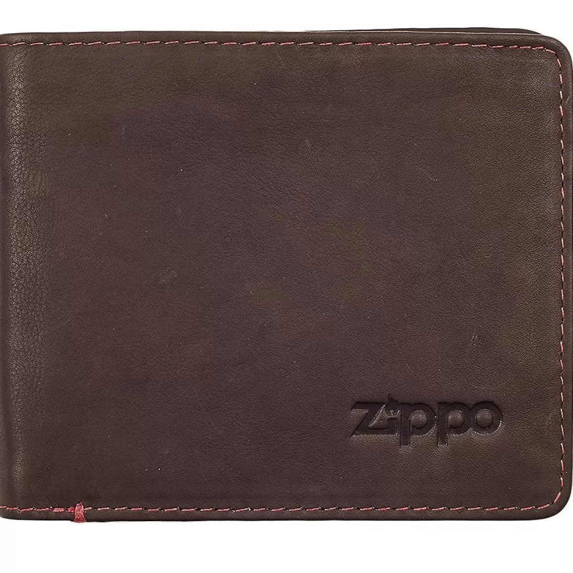 Zippo Other Pouches> Leather Bi-Fold Wallet Brown