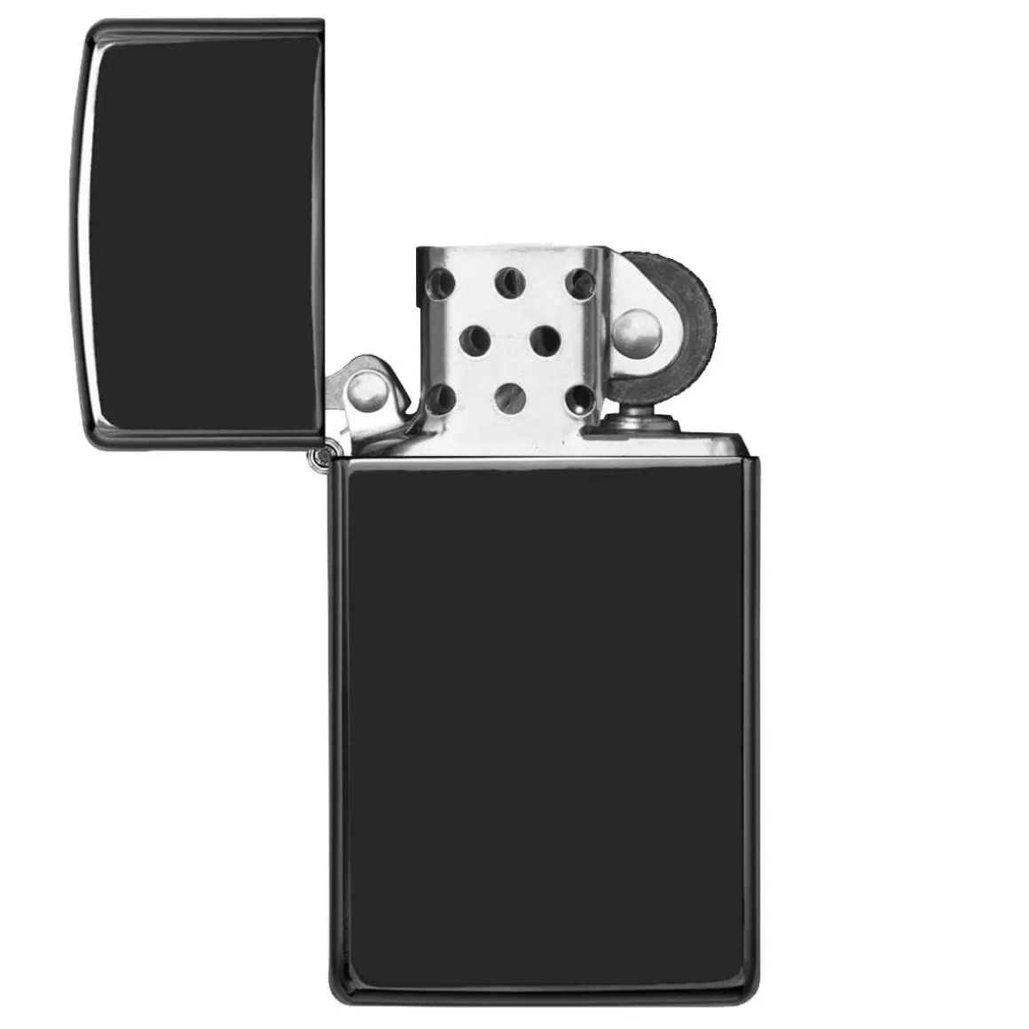 Zippo Fire Starters & Lighters> Slim Lighter High Polish Black